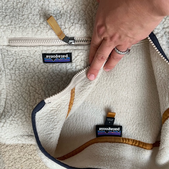 Patagonia retro pile fleece jacket size large - Picture 4 of 5